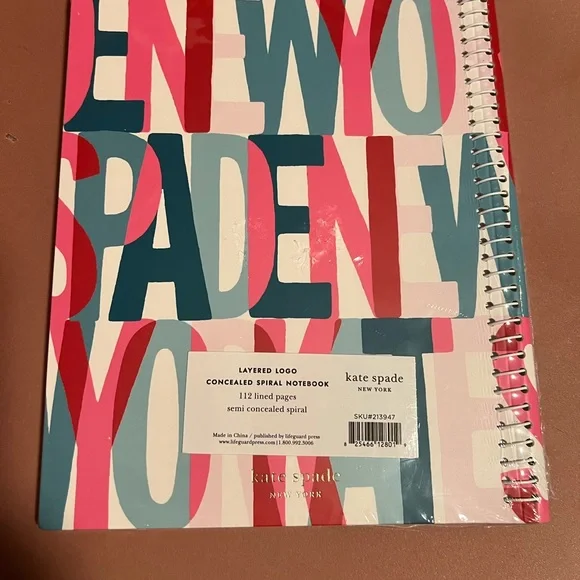 Brand new and sealed Kate Spade spiral notebook. - Picture 3 of 4